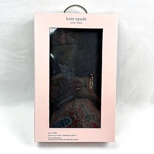 Kate Spade Wristlet For Most Cell Phones, Saffiano Black NOB